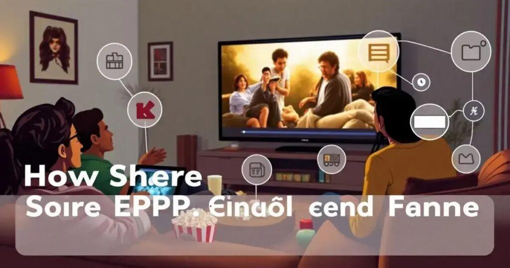 Como Compartilhar Eppi Cinema com Amigos e Família