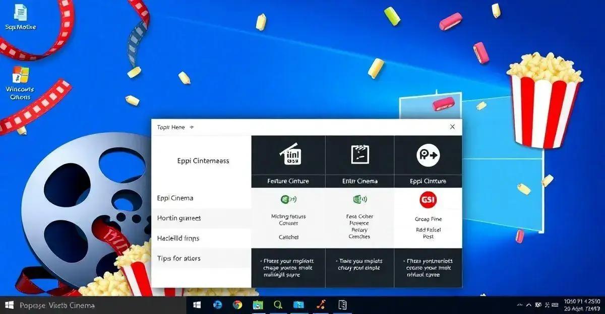 Comparação com outros softwares de cinema