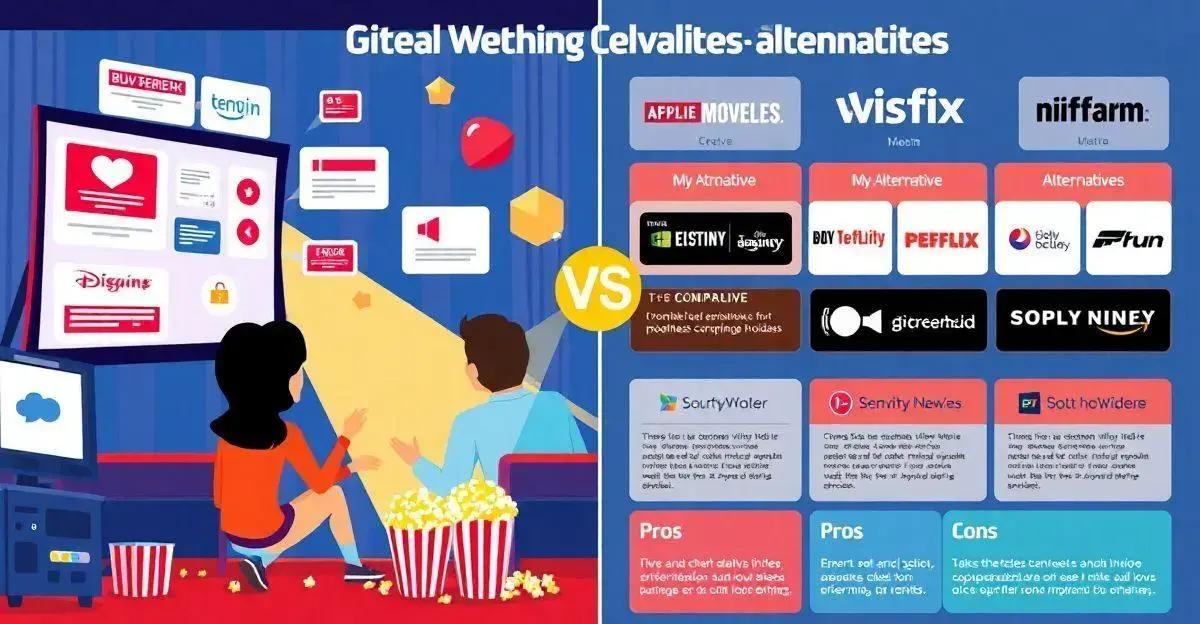 Comparação entre as alternativas